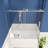 56-60 "W X 60"H Single Sliding Frameless Shower Door In Brushed Nickel-116927525