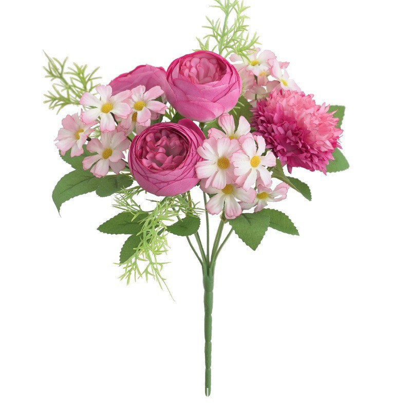  Fleurs artificielles artificielles pour la décoration intérieure, G