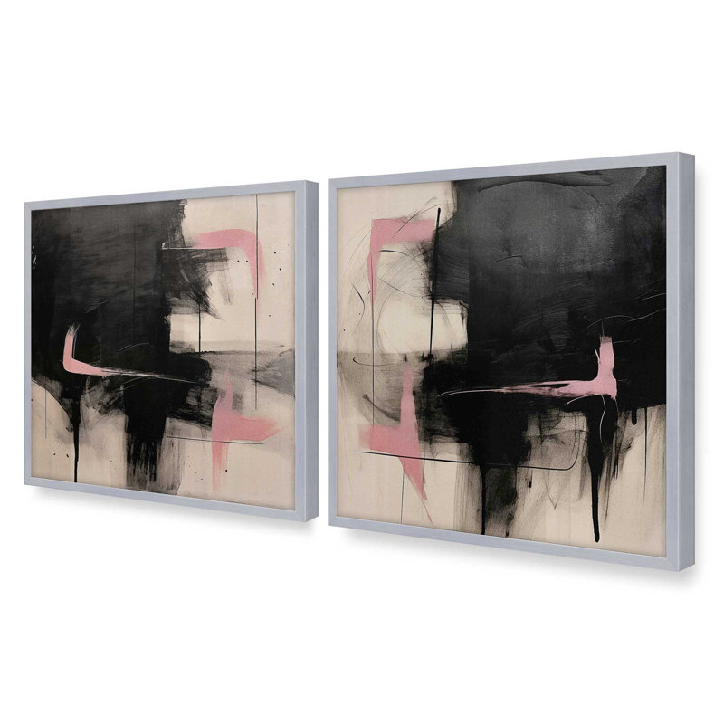 «Midnight Rose Dreamscape» par Golden Glow Interiors 2 - Pièces sur papier, Chrome poli, H 21,25 po x l 21,25 po