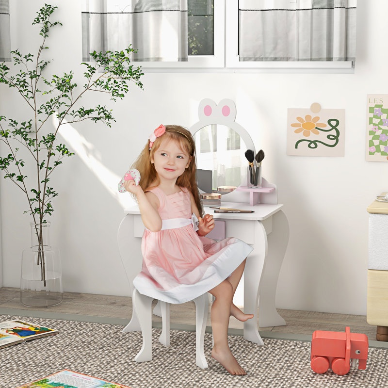 Mariel Dressing Table with Mirror