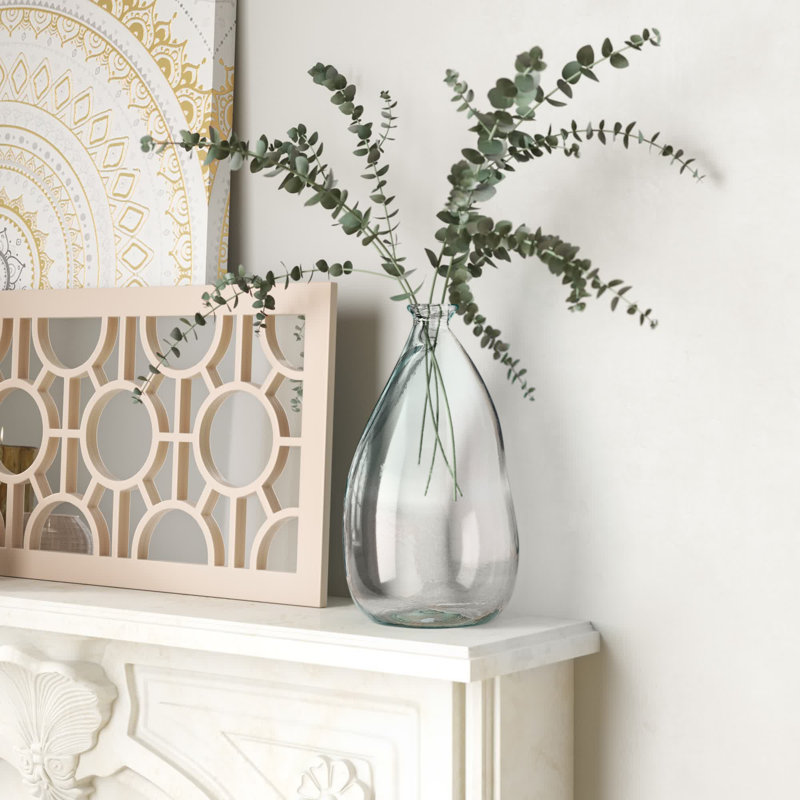 Vase de table en verre 14 "Ranae, Clair