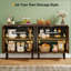 Armoire rustique, ensemble de 2 armoires de rangement, armoire classique.