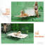 Grand lit pour animal de compagnie, lit surélevé pour chien-367268650