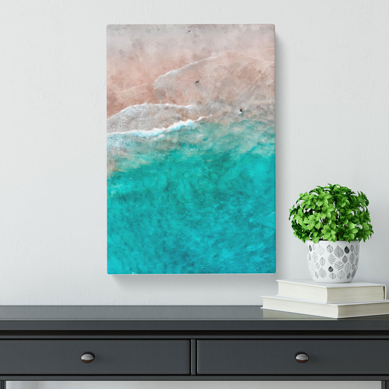 The Gold Coast Beach In Australia - Wrapped Canvas Print, 76cm H x 50cm W x 3cm D