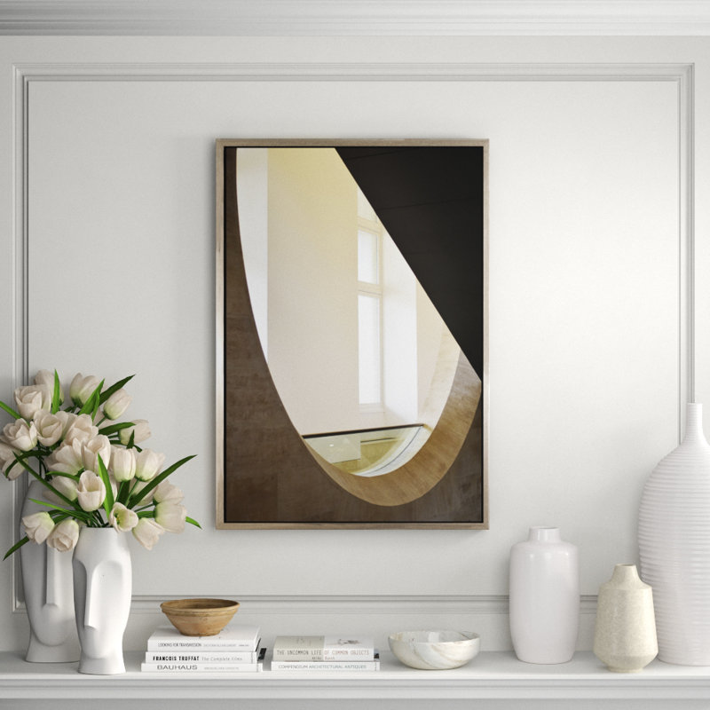 Louvre I Print, Black Framed
