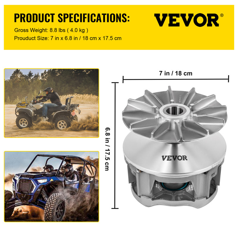 Embrayage principal 10-14 POLARIS RZR 800