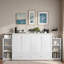 Lit escamotable avec tiroirs de rangement spacieux et tablettes ouvertes-2071391183