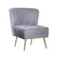 Chaise d'appoint en velours touffeté de 25,6 po de largeur mâle-1408754572
