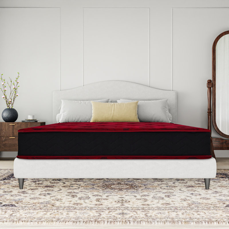  Matelas orthopédique avec matelas matelassé ferme de 10 pouces, Lit simple