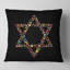 Forme de l'étoile de David - Coussin imprimé abstrait-29293719-29293715