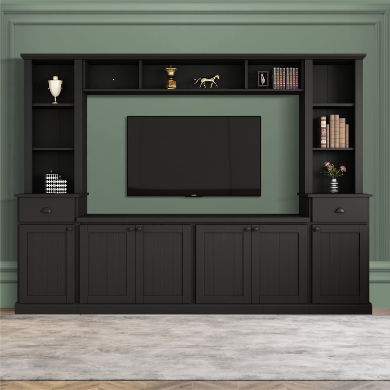 Adaela Unfinished Entertainment Center for TVs up to 75", White