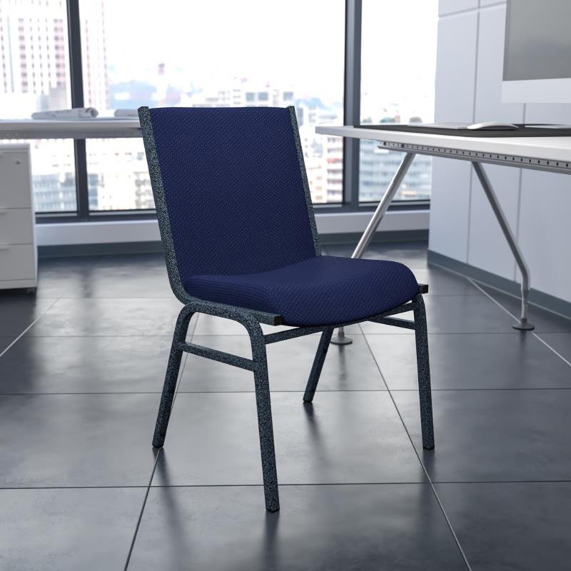 Chaise empilable sans accoudoirs Oliverson, Marine