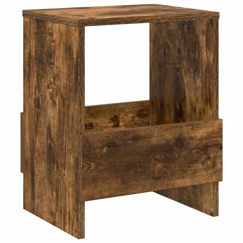 Wood Free Standing Magazine Rack, Brown