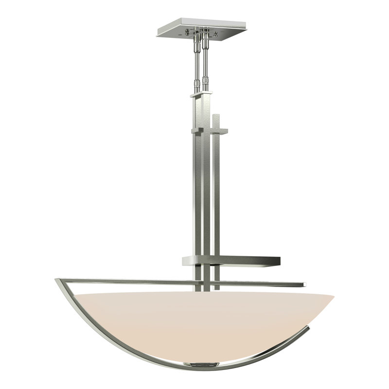 Ondrian 3 - Light Unique/Statement Bowl Pendant, Opal, Sterling