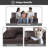 Drewry Twin 66'' Faux Leather Convertible Sofa-94342121