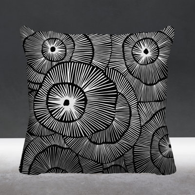 Flower Burst Indoor/Outdoor Throw Pillow