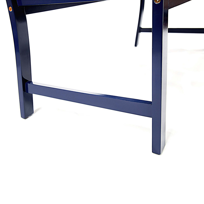 Banc de style classique pour le salon et le vestibule, Bleu