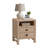 Arden 2-Drawer Solid Pine Nightstand, 25" H