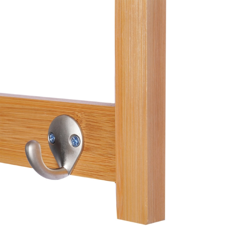 Solid Wood 4 - Hook Coat Rack