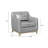 Congdon Faux Leather Armchair-214762871
