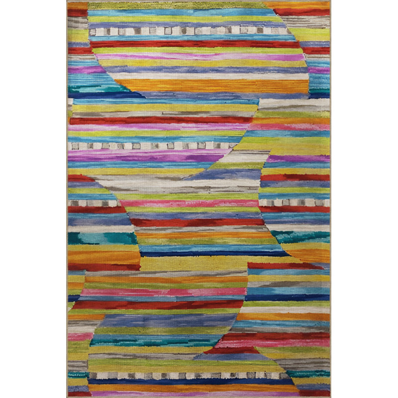 Tapis intérieur / extérieur Korilynn, Rectangle 5 pi 1 po x 8 pi 6 po