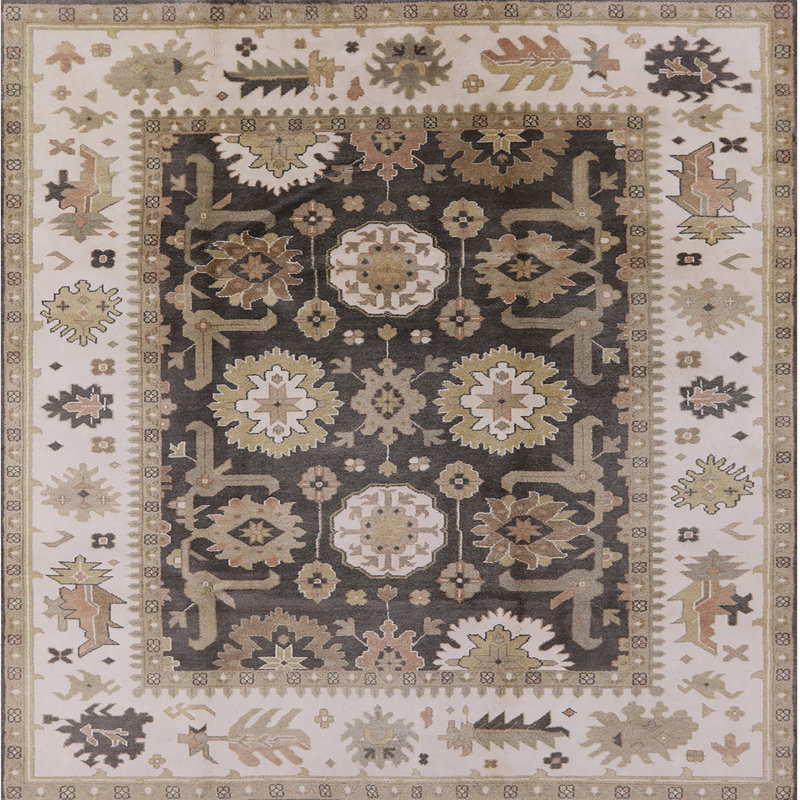 Arshag Oriental Indoor Rug, Square 5'