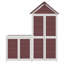 Andrees 3 ft. W x 2 ft. D Wooden Overlap Apex Garden Shed-722158198