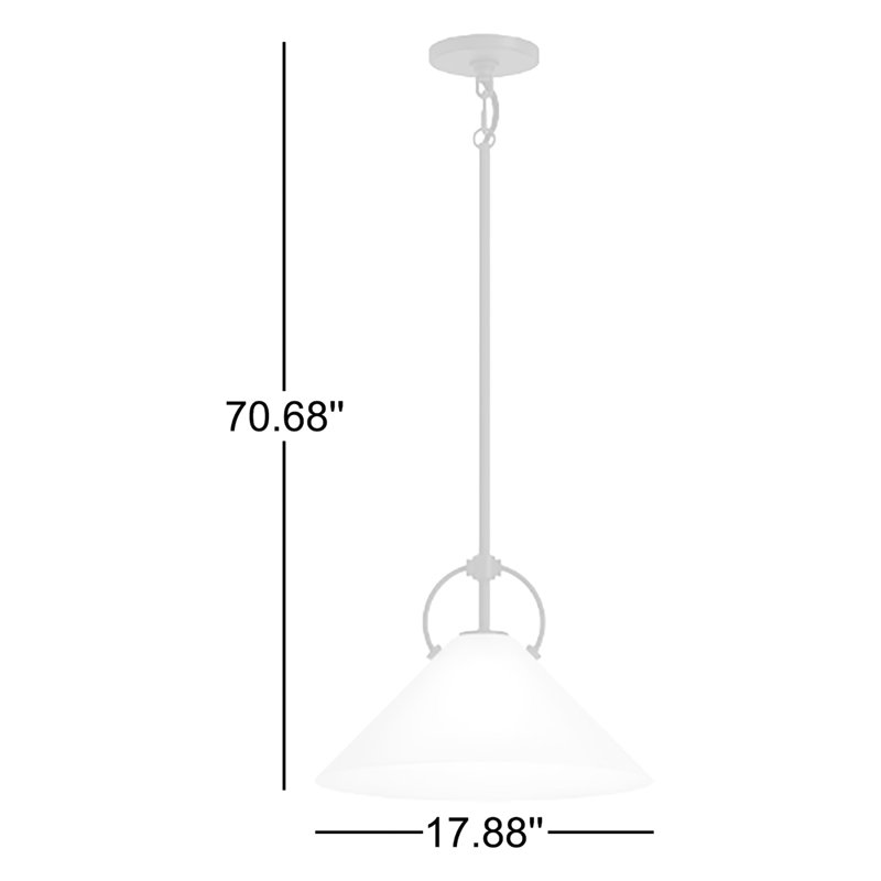 Kernen By Studio McGee 14 in. Pendant, Matte Black