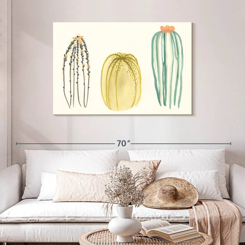 Harnek Funky Succulents III, H 30 po x l 45 po