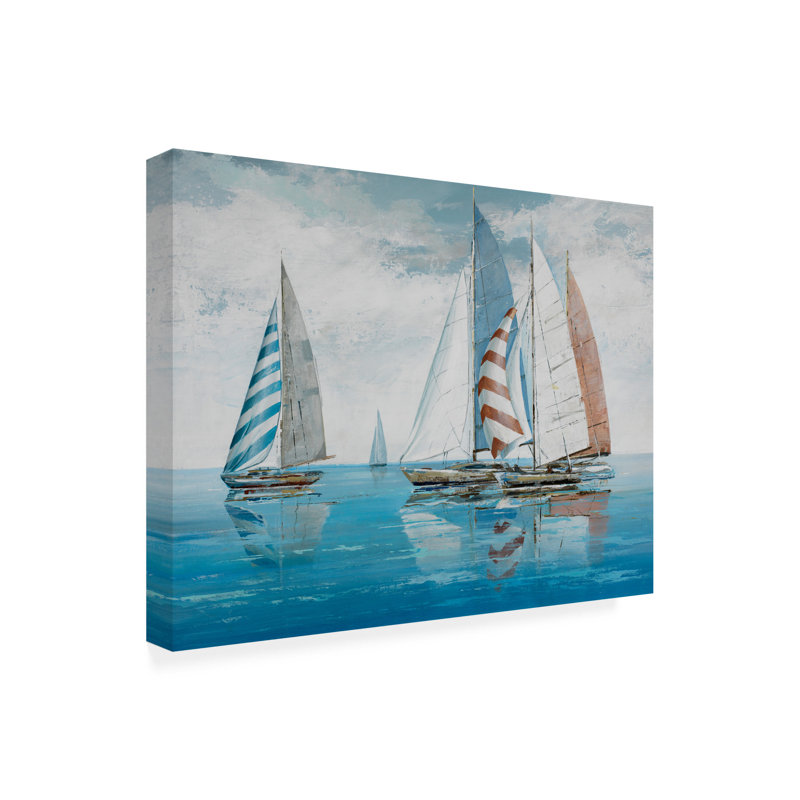 Art sur toile «Bachelo Max Max», jour de voile 2, H 14 po x l 19 po