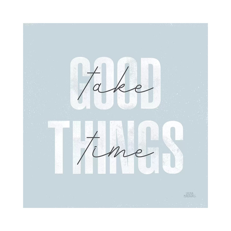 Morning Affirmations III 1 Piece Wrapped Canvas Wall Art, 45.72 cm H x 45.72 cm W x 1.91 cm D