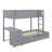 Twin Over Twin Bunk Bed With Trundle And Desk-1025984791