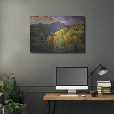 «Autumn in The San Juan Mountains» par Rick Berk, art mural en métal