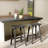 28.96"H Ergonomic Resin Footrest Bar & Counter Stool