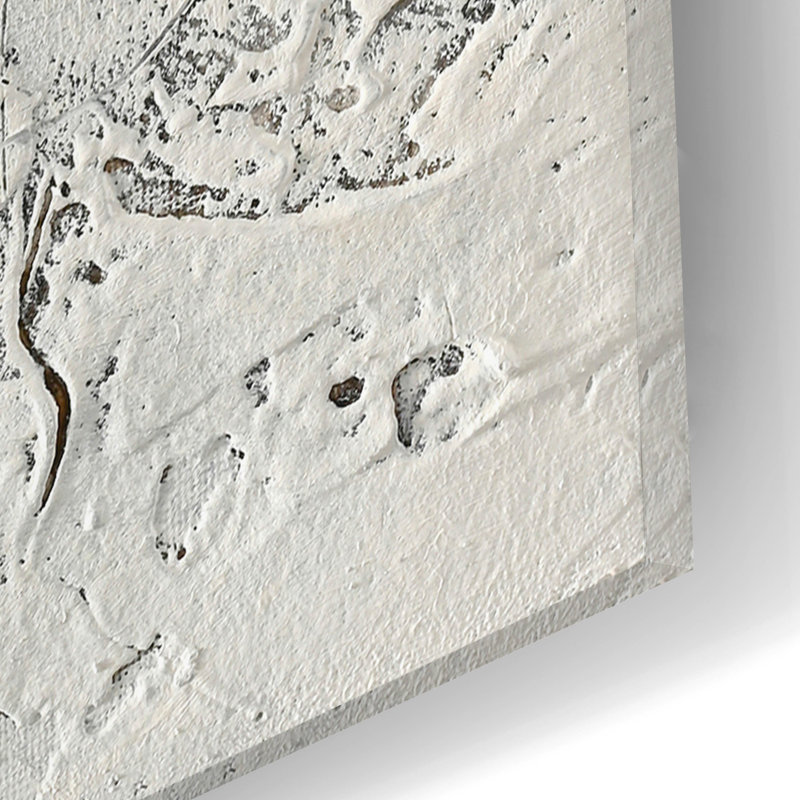  'White Surface' by Design Fabrikken Acrylic Glass Wall Art, 12" x 16"