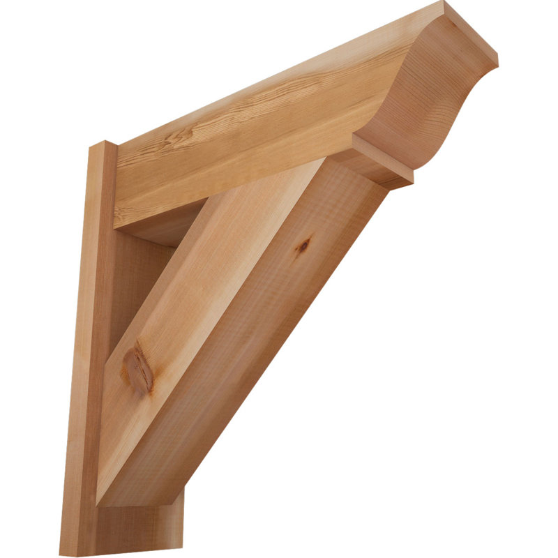 Persienne traditionnelle en bois rustique, P 24 po x H 24 po, Cèdre rouge occidental l 7 1/2 po (lisse)