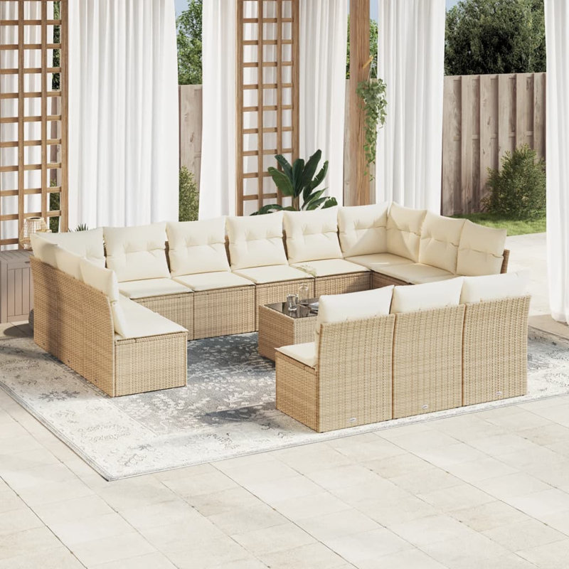 Ensemble de canapé de jardin Vidaxl