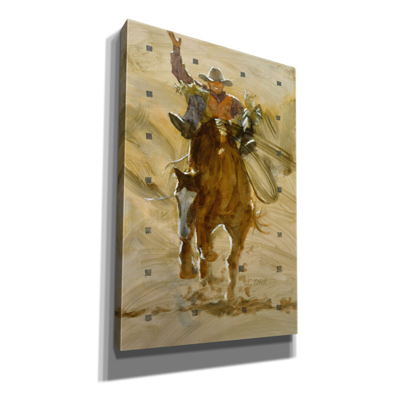 «Millin Pines» «Holdin 'On» par J.E. Knauf, art mural sur toile, H 18 po x l 12 po x P 0,75 po