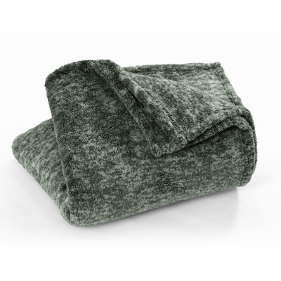 Martex Easy Living Rune All Olive Throw