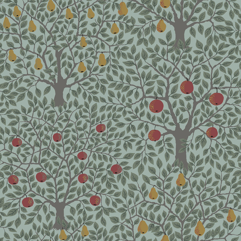 Bryanna 10.05m x 53cm Matte Wallpaper Roll, Dark Green