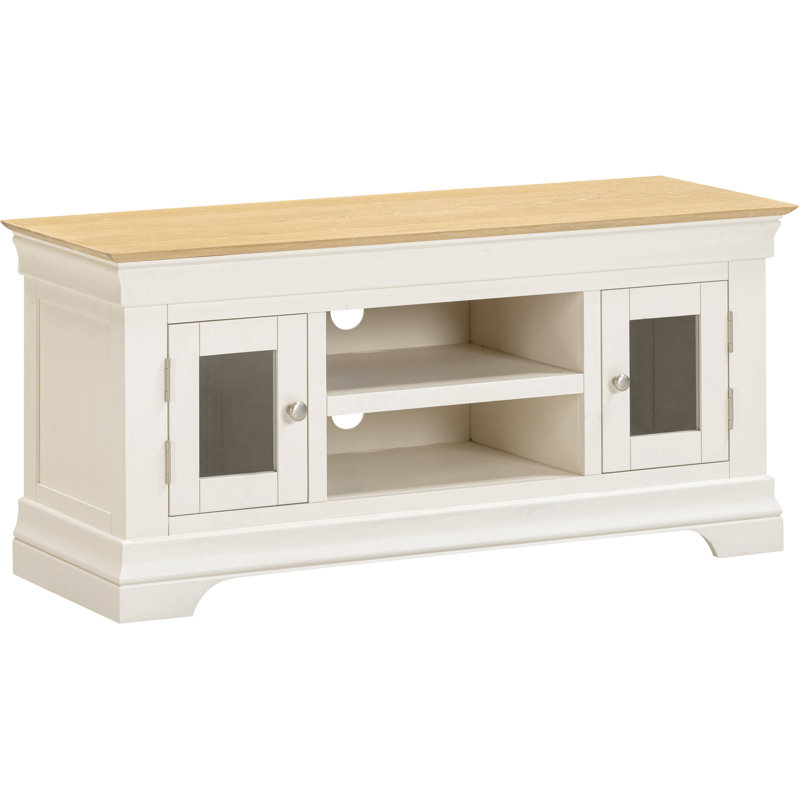 Adaleya TV Stand, Ivory, 57cm H x 120cm L x 43cm W
