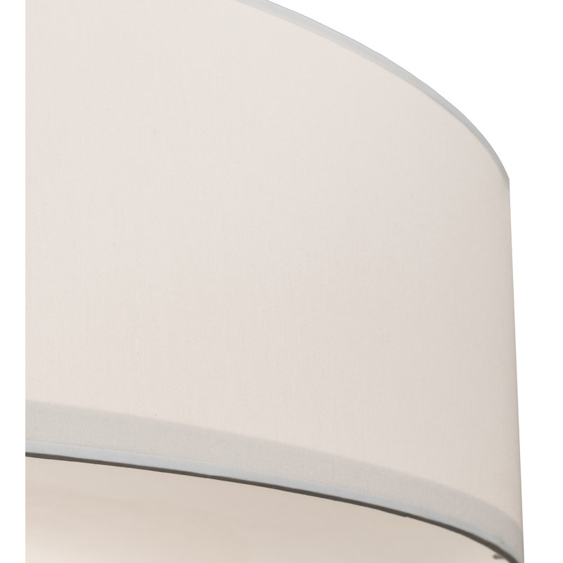 Cilindro Textrene Fabric Semi Flush Mount