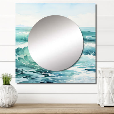 Gabryszek - Nautical & Beach Large Square Mirror Wall Decor For Bedroom