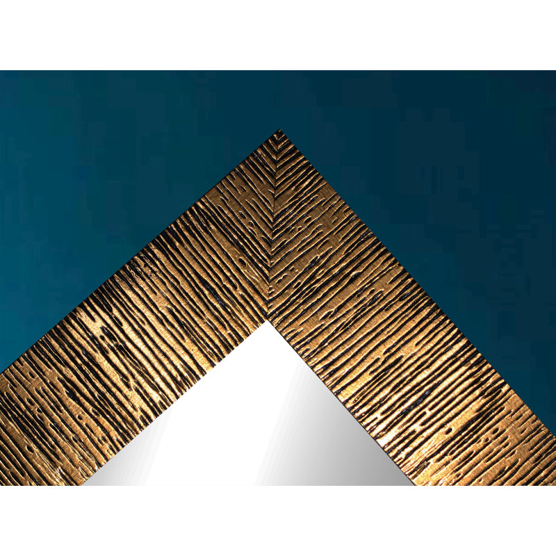 Coles Rectangle Wall Mirror, Gold