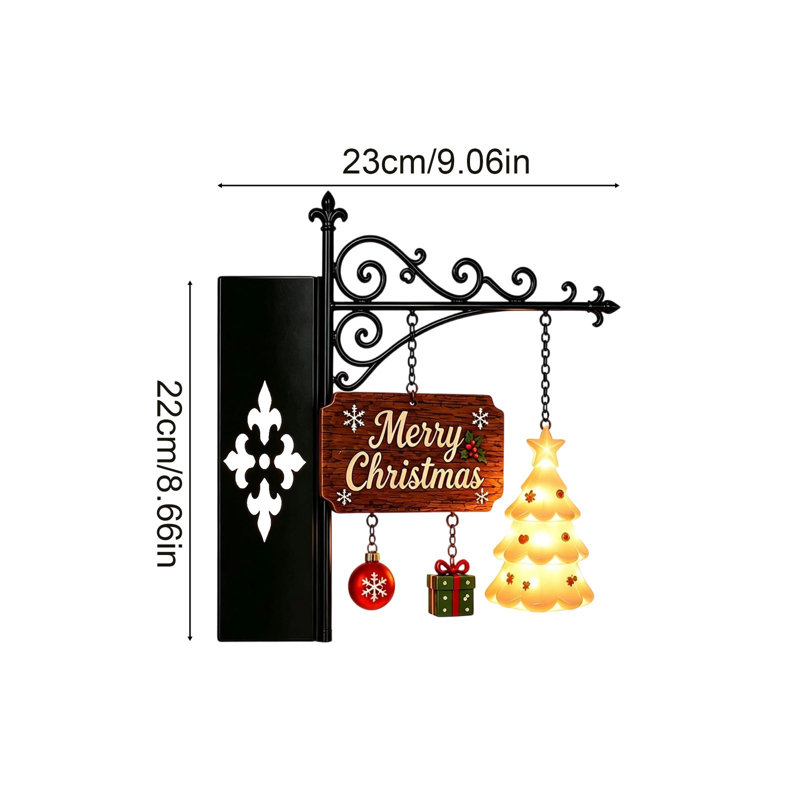 Lumières de bibliothèque de Noël, C