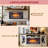 36 Inch Infrared Electric Fireplace With Removable Trim, Touch Panel, Csa/ul Certified, 1500w/5018 Btu Heater, 4 Flame Brightness Levels, 8h Timer, 11 Temp Settings, 3 Installation Methods-2022337096