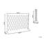 70cm H Lattice Panel Trellis-1457667522