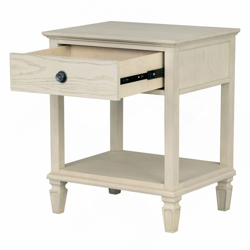 Table de chevet crème antique