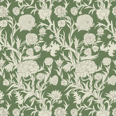 Blooming Thicket - Papier peint