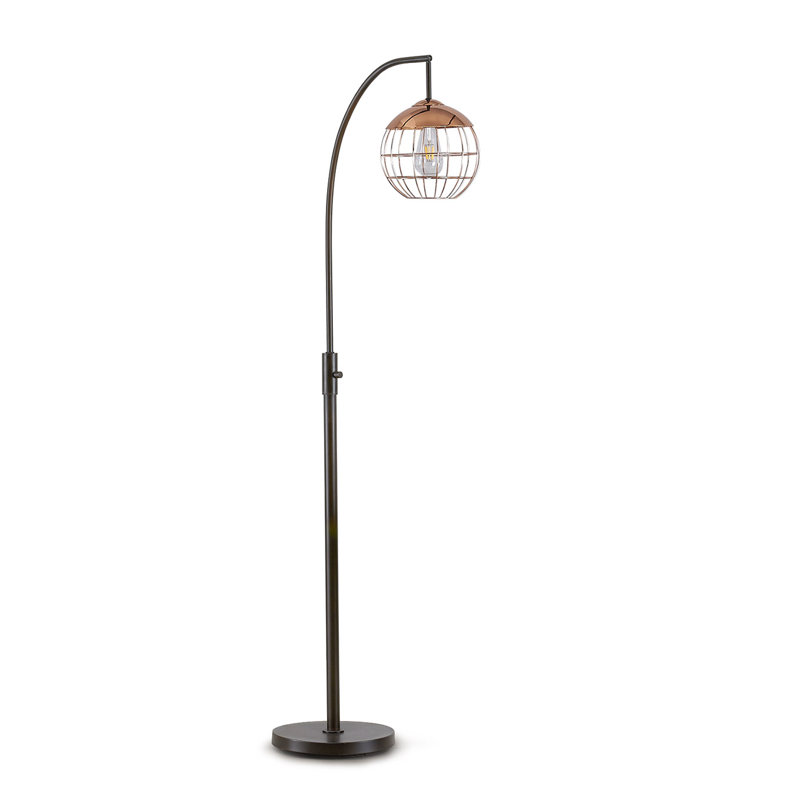 Lampe sur pied arquée à DEL 66 po Aibhilin